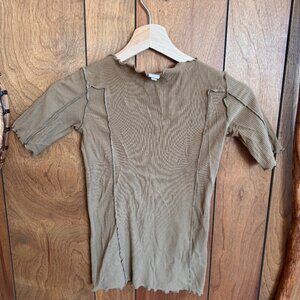 baserange organic cotton rib tee